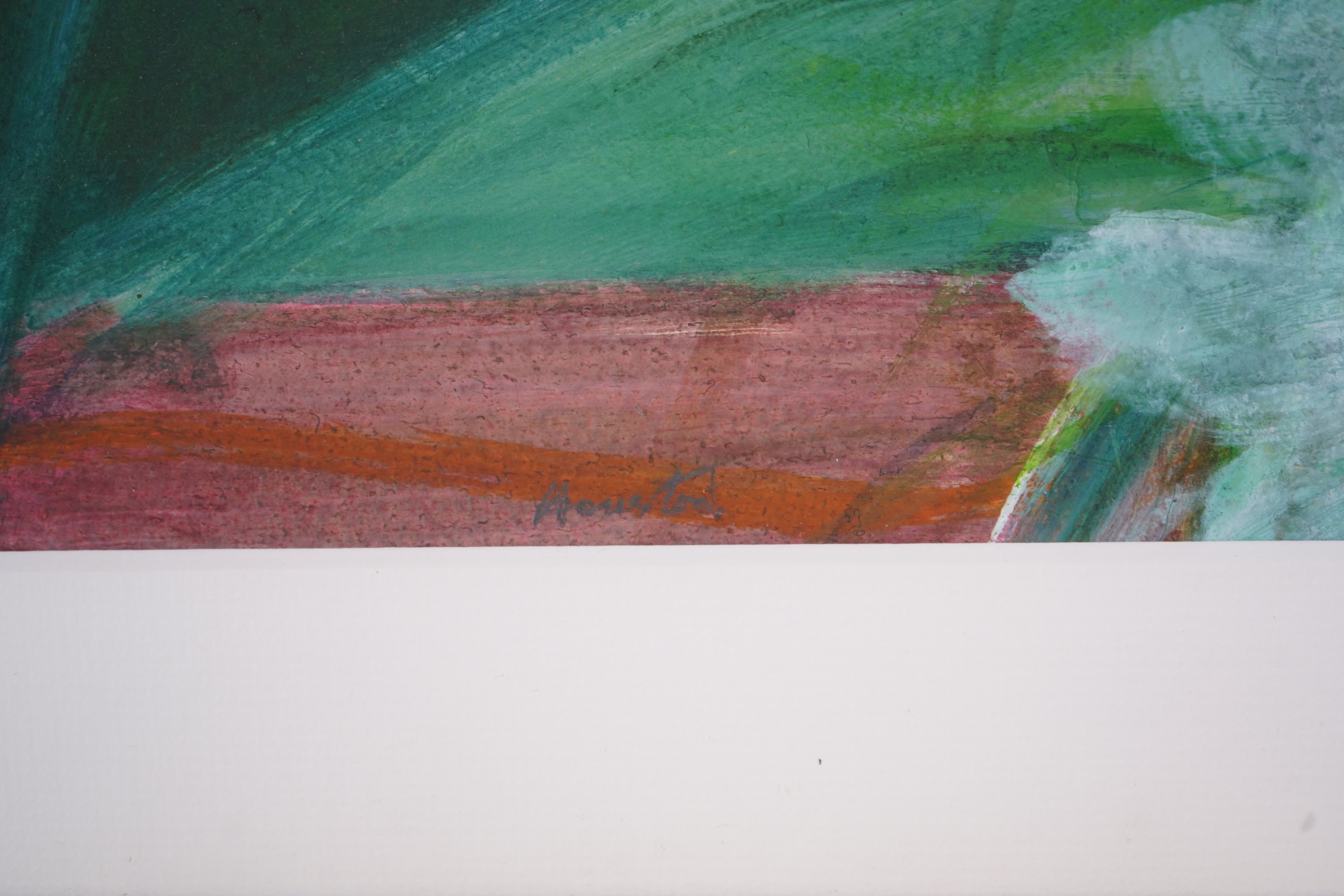John Houston OBE, RSA, 1930-2008, 'Lilies and Garden'
